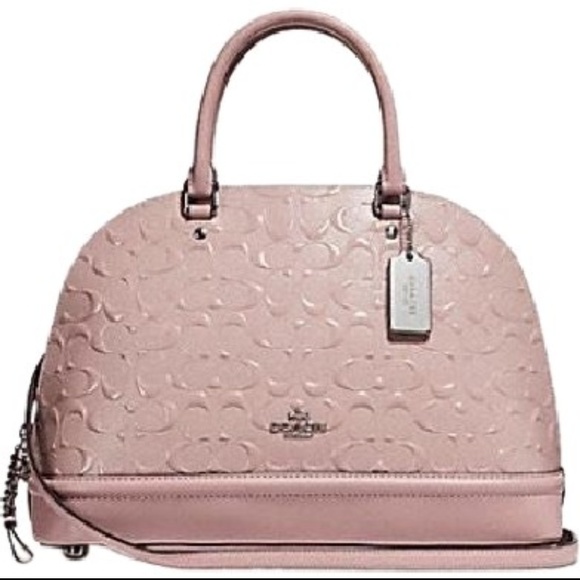 Coach Handbags - SALE!!!  Coach Blush  Debossed Patent Leather NWT